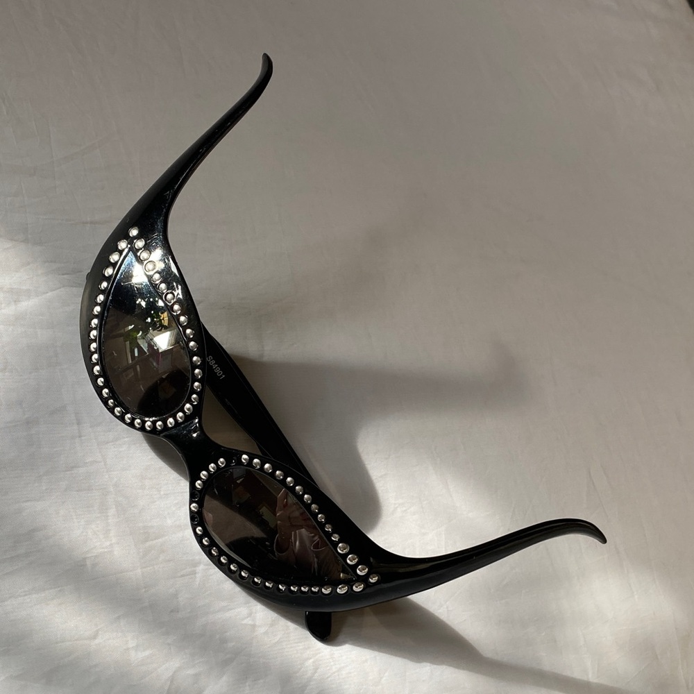 Black Studded Women's Sunglasses